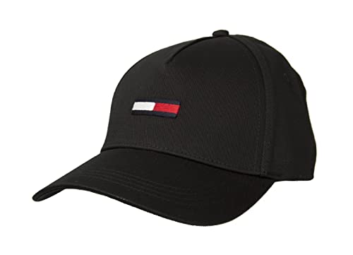 Tommy Hilfiger Damen TJW Flag Cap Baseballkappe, Black, Einheitsgröße von Tommy Jeans