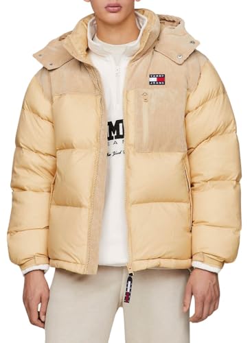 Tommy Hilfiger TJM CORD MIX ALASKA PUFFER, beige(abbeige), Gr. L von Tommy Jeans