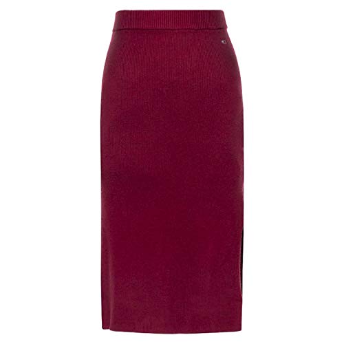 Tommy Hilfiger figurbetonter Rock mit Band (XS), Rhododendron, XS von Tommy Jeans