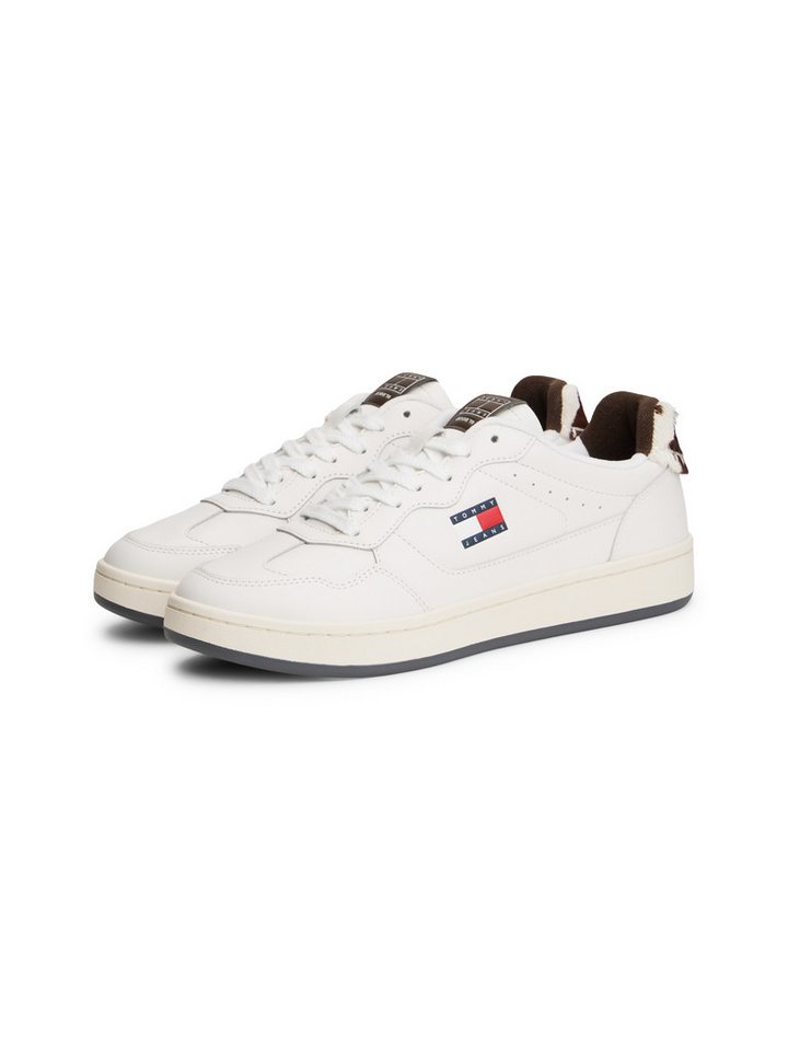 Tommy Jeans ARCHIVE '98 CALF HAIR TAB Plateausneaker, Freizeitschuh, Halbschuh, Schnürschuh mit typischer Logoflagge von Tommy Jeans