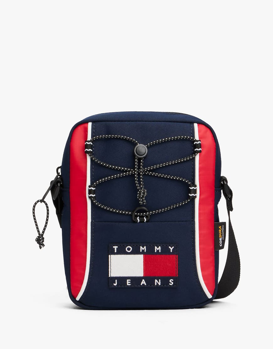 Tommy Jeans - Archive - Umhängetasche mit mehrfarbigem Farbblock-Design-Blau von Tommy Jeans