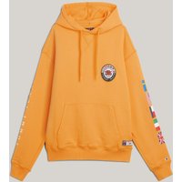 Tommy Jeans Athletics 85 Hoddie mit Flag-Print am Arm und Aufnäher von Tommy Jeans