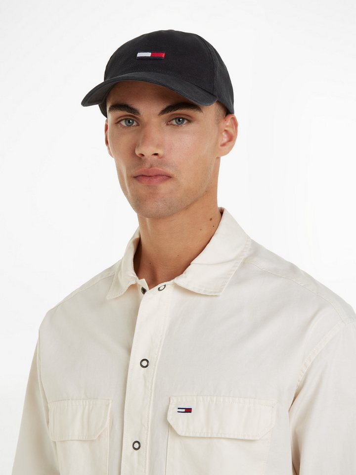 Tommy Jeans Baseball Cap TJM ELONGATED FLAG DENIM CAP mit Logostickerei von Tommy Jeans