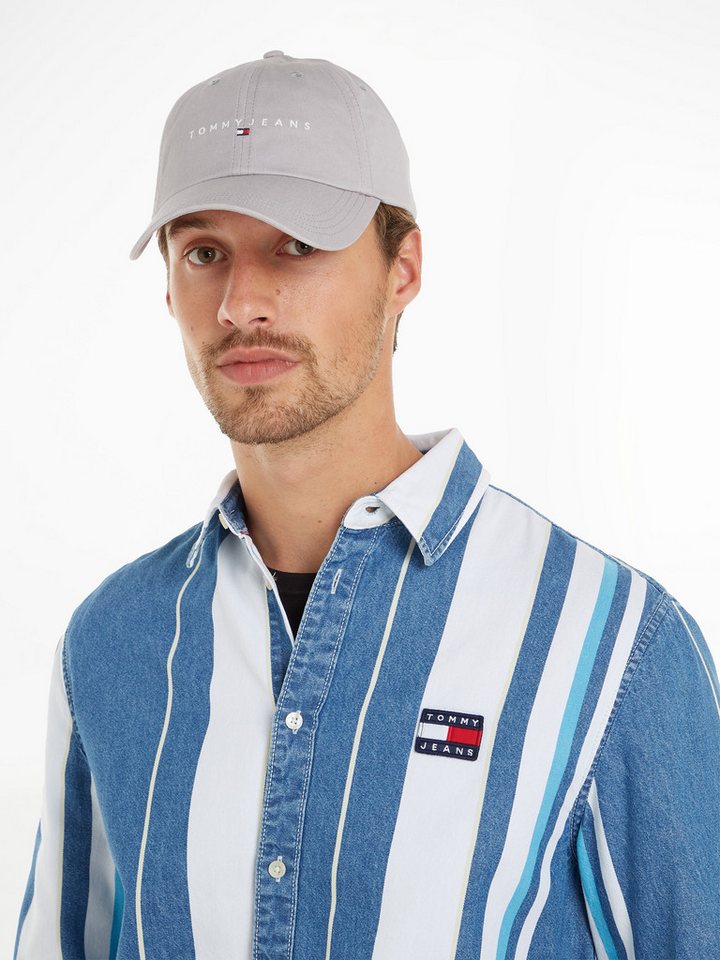 Tommy Jeans Baseball Cap TJM LINEAR LOGO 6-PANEL CAP mit gesticktem Logoschriftzug von Tommy Jeans