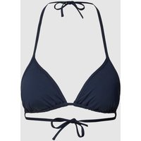 TOMMY HILFIGER Bikini-Oberteil mit rückseitiger Schnürung in Marine, Größe M von Tommy Hilfiger