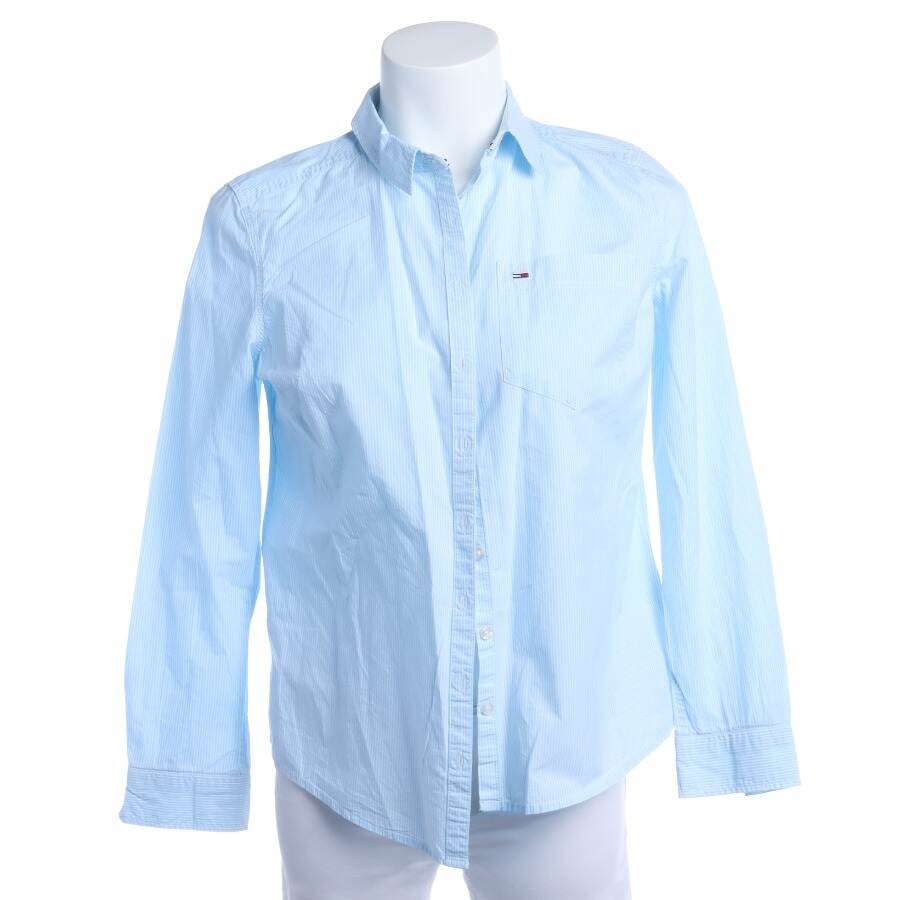 Tommy Jeans Bluse S Hellblau von Tommy Jeans