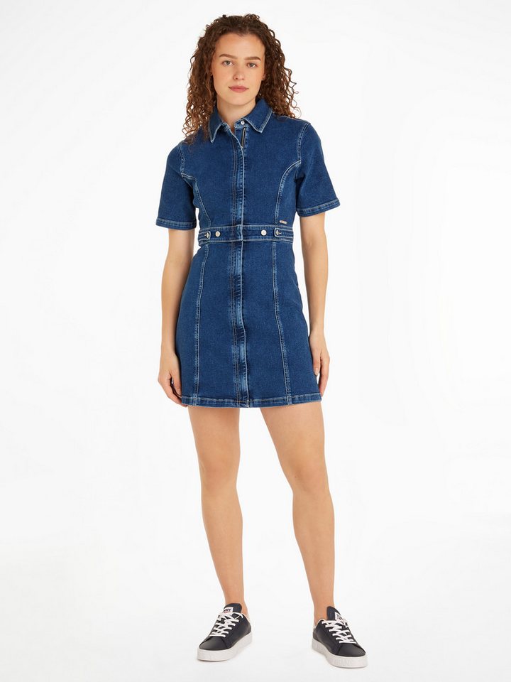 Tommy Jeans Blusenkleid FLARED SS DRESS CH4253 in modischer Flared Form von Tommy Jeans