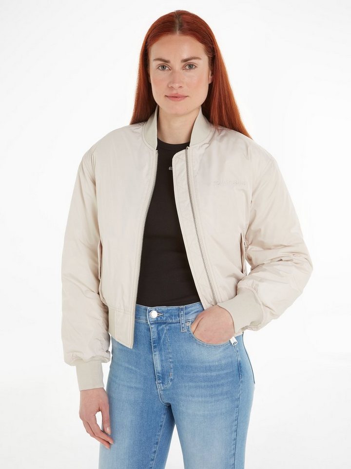 Tommy Jeans Bomberjacke TJW CLASSICS BOMBER JACKET EXT mit Logostickerei von Tommy Jeans