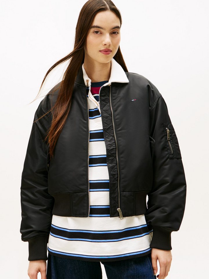Tommy Jeans Bomberjacke TJW ESSENTIAL BOMBER JACKET Mit Reißverschlusstaschen an den Ärmeln von Tommy Jeans