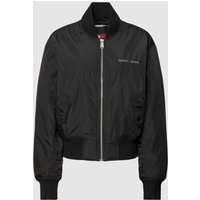 Tommy Jeans Bomberjacke mit Label-Stitching in Black, Größe L von Tommy Jeans