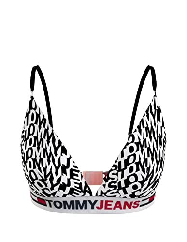 Tommy Hilfiger Damen Unlined Triangle Print M tj Spell Out Black von Tommy Jeans