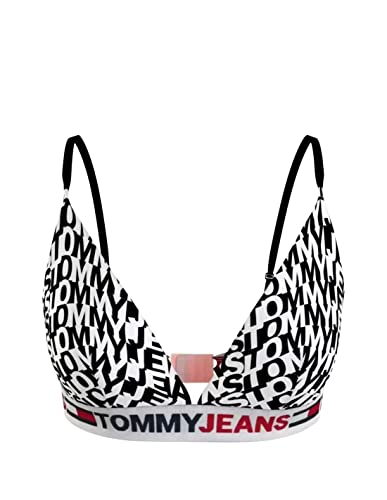 Tommy Hilfiger Damen Unlined Triangle Print S tj Spell Out Black von Tommy Jeans