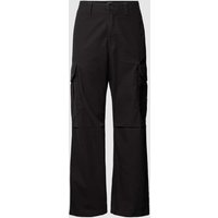 Tommy Jeans Cargohose mit Label-Detail Modell 'AIDEN' in Black, Größe 32/34 von Tommy Jeans