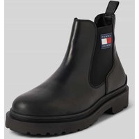 Tommy Jeans Chelsea Boots aus Leder mit Label-Patch in Black, Größe 43 Tommy Jeans Chelsea Boots aus Leder mit Label-Patch in Black, Größe 43 von Tommy Jeans