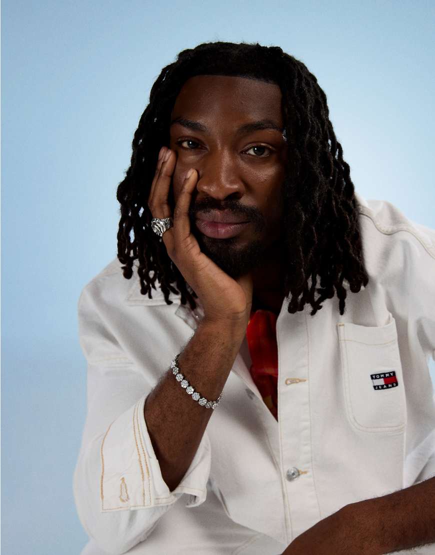 Tommy Jeans - Chore - Jeansjacke in Weiß von Tommy Jeans