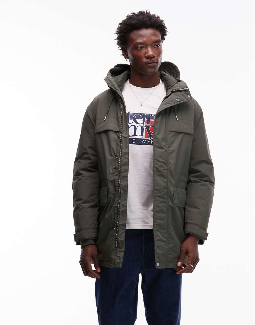 Tommy Jeans - City-Parka in Dunkelgrün von Tommy Jeans