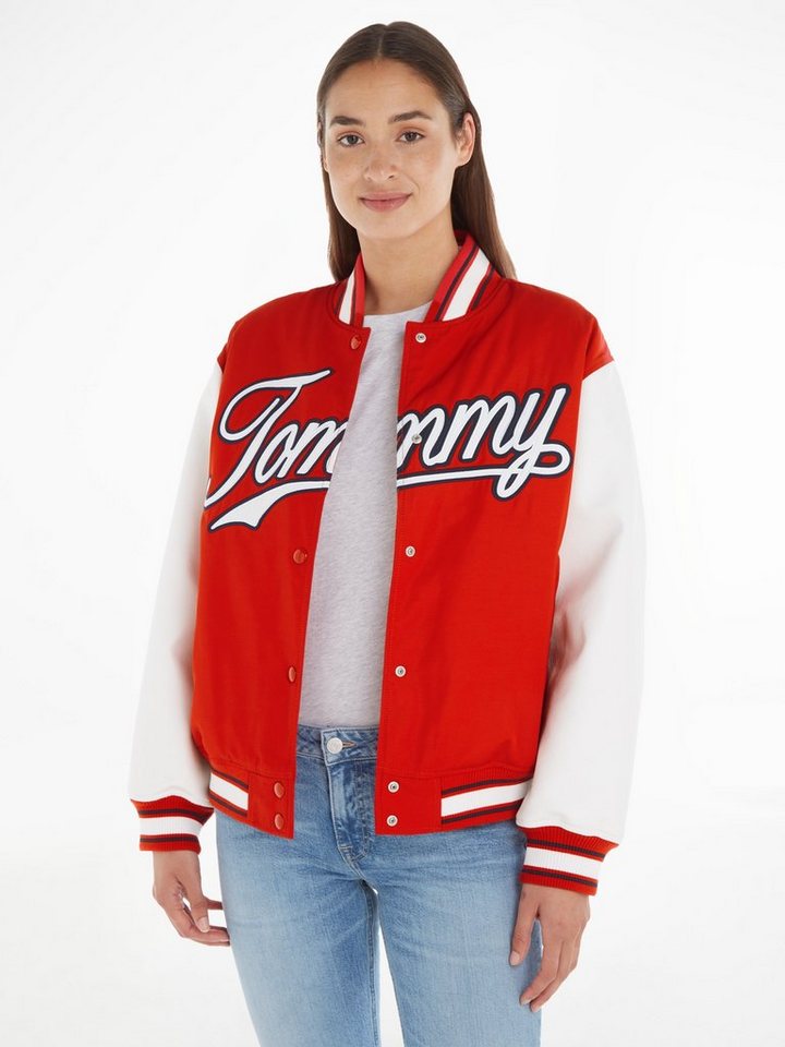 Tommy Jeans Collegejacke mit Tommy Jeans Markenlabel von Tommy Jeans