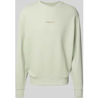 Tommy Jeans Comfort Fit Pullover aus reiner Baumwolle in Schilf, Größe XXL von Tommy Jeans