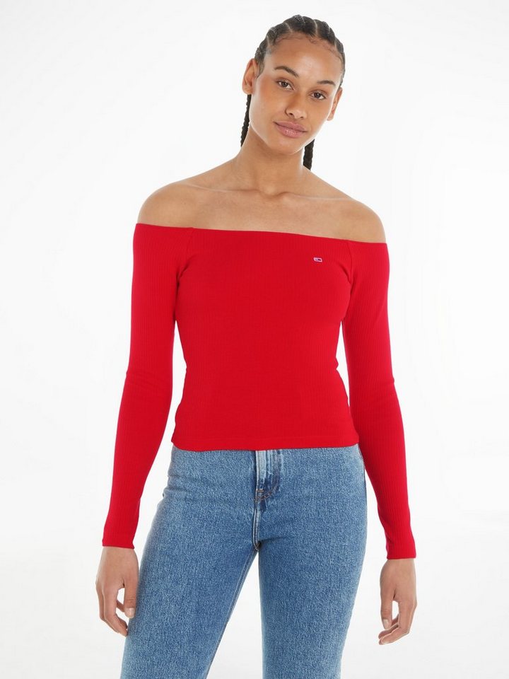 Tommy Jeans Crop-Top mit Tommy Jeans Markenlabel von Tommy Jeans