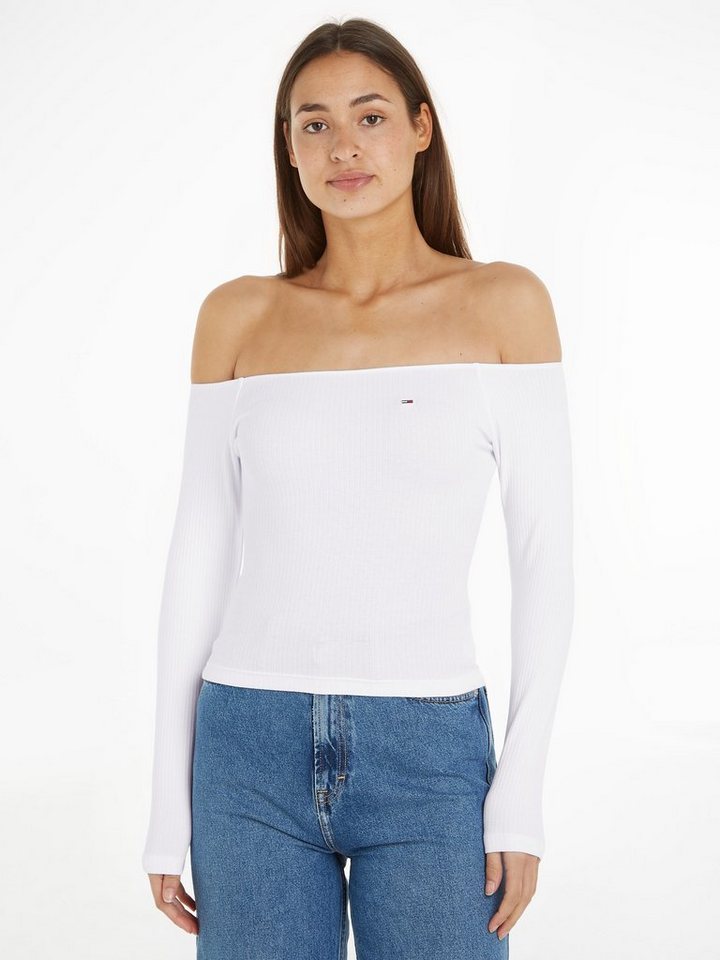 Tommy Jeans Crop-Top mit Tommy Jeans Markenlabel von Tommy Jeans