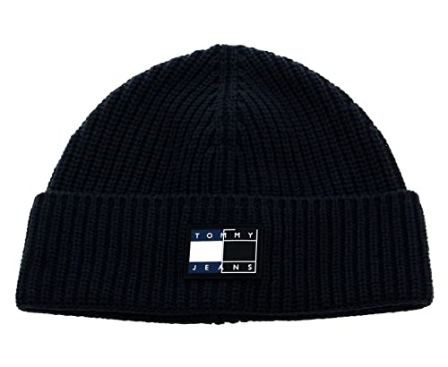 Tommy Hilfiger TJM Collegiate Knitted Hat Twilight Navy von Tommy Jeans