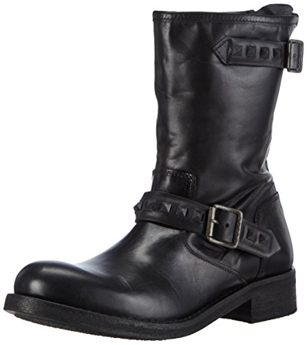 Tommy Jeans Damen 3A Biker Boots, Schwarz (Black 990), 37 von Tommy Jeans