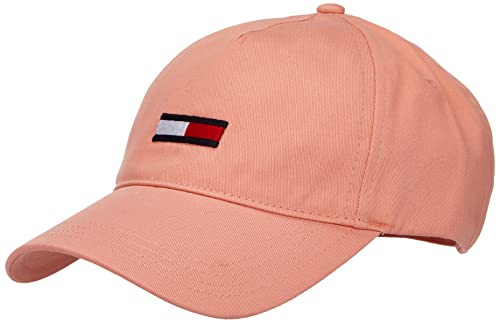 Tommy Jeans Damen Tjw Flag Cap Verschluss, Powdered Coral, One Size von Tommy Jeans