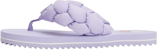 Tommy Jeans Damen Braided Thong Beach Sandal En0en02877 Zehentrenner, Purple (Pale Amethyst), 38 EU von Tommy Jeans