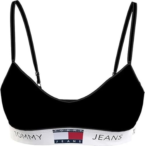 Tommy Jeans Damen Bralette Stretch, Schwarz (Black), S von Tommy Hilfiger