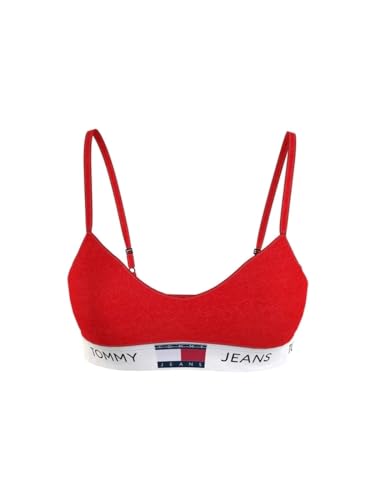 Tommy Jeans Damen Bralette Stretch, Rot (Deep Crimson), L von Tommy Hilfiger