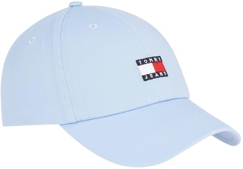 Tommy Jeans Damen Cap Heritage Basecap, Blau (Moderate Blue), Einheitsgröße von Tommy Jeans