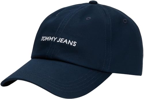 Tommy Jeans Damen Cap Linear Logo Basecap, Blau (Dark Night Navy), Einheitsgröße von Tommy Jeans