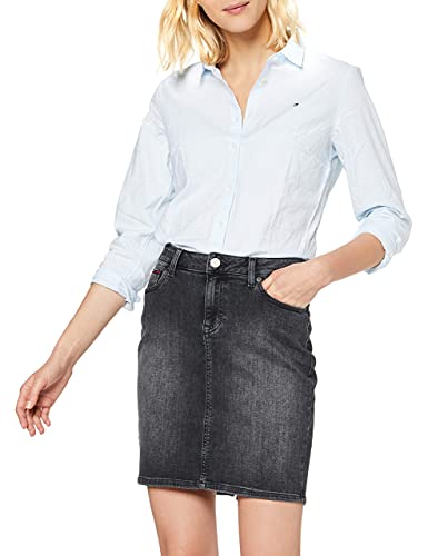 Tommy Jeans Damen Classic Skirt Jrvbk Rock, Blau (Denim 1bv), 56 (Herstellergröße: NI30) von Tommy Jeans