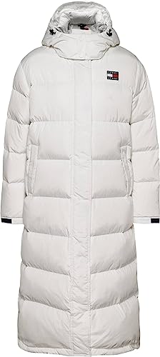 Tommy Jeans Damen Daunenmantel ALASKA LONG PUFFER weiss (10) XL von Tommy Jeans