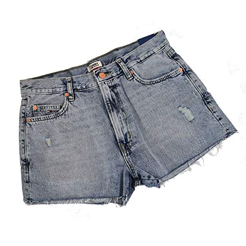 Tommy Jeans Damen Denim Jeans Hot Pants Pant Shorts Blue Jeans, Größe W32 von Tommy Jeans