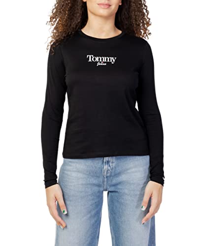 Tommy Jeans Damen Dw0dw13697 T-Shirts, Black, Small von Tommy Jeans