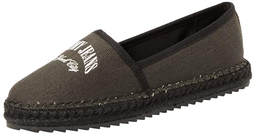 Tommy Jeans Damen Espadrilles Stoffschuhe, Schwarz (Black), 41 von Tommy Jeans