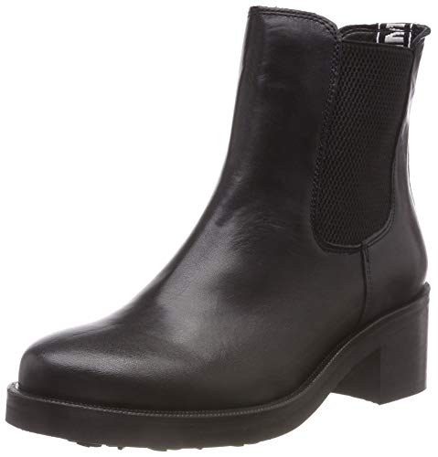 Tommy Jeans Damen Essential Elastic Biker Boots, Schwarz (Black 990), 40 EU von Tommy Jeans