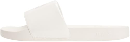 Tommy Jeans Damen Flag Pool Patent En0En02901 Slides, White (Ivory), 38 EU von Tommy Jeans