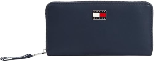 Tommy Jeans Damen Geldbeutel mit Münzfach, Blau (Dark Night Navy), Einheitsgröße von Tommy Jeans