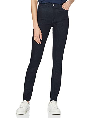 Tommy Jeans Damen HIGH RISE SKINNY SANTANA NRST Skinny Jeanshose, Blau (New Rinse Stretch 911), W27/L34 von Tommy Jeans