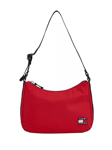 Tommy Jeans Damen Handtasche Tasche Henkeltasche TJW Ess Daily Shoulder Bag Rot von Tommy Jeans