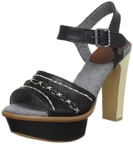 Tommy Jeans Damen Holly 2 Knöchelriemchen, Braun (Washed Brown 215) von Tommy Jeans