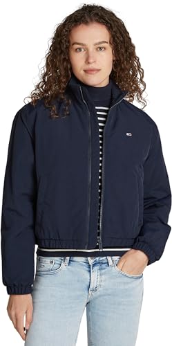 Tommy Jeans Damen Jacke Essential Padded Jacket Übergangsjacke, Blau (Dark Night Navy), XL von Tommy Jeans