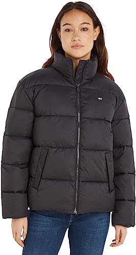 Tommy Jeans Damen Jacke Modern Puffer Übergangsjacke, Schwarz (Black), XXS von Tommy Jeans