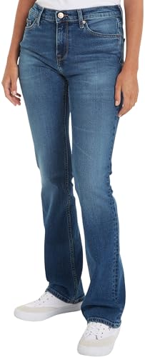 Tommy Jeans Damen Jeans Bootcut, Blau (Denim Medium), 25W/28L von Tommy Jeans