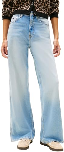 Tommy Jeans Damen Jeans Hose Claire High Rise, Blau (Denim Light), 30W/30L von Tommy Jeans