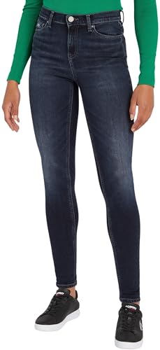 Tommy Jeans Damen Jeans Hose Nora Skinny Fit, Blau (Denim Dark), 25W/30L von Tommy Jeans