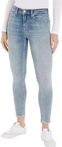 Tommy Jeans Damen Jeans Hose Nora Skinny Fit, Blau (Denim Light), 24W/32L von Tommy Jeans