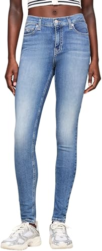 Tommy Jeans Damen Nora Md Skn Ch0238 Co Dw0dw19255 Enganliegend, Denim, 32W / 32L EU von Tommy Jeans